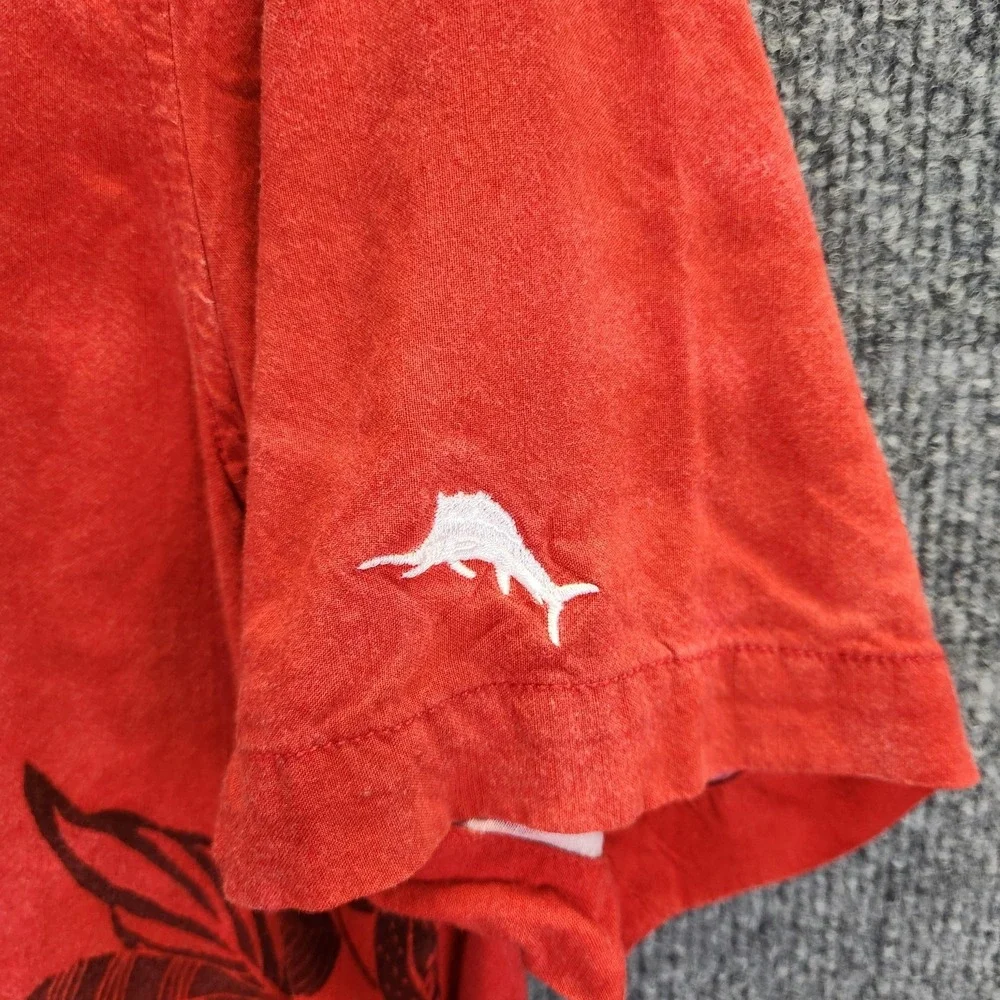 Alabama Crimson Tide Shirt Mens XL Red Hawaiian SEC Football‎ Tommy Bahama Beach